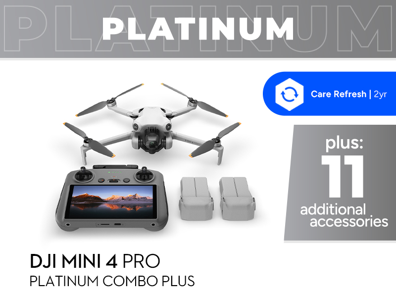 DJI Mini 4 Pro Platinum Combo Plus + Care Refresh